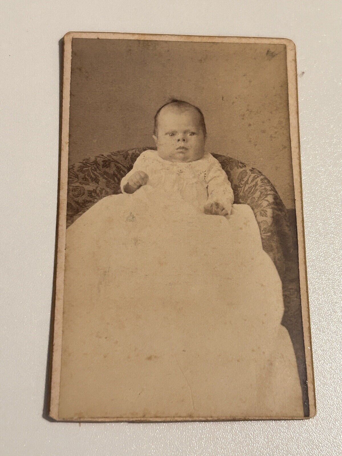 Antique Victorian Portrait Photographs 3 Cardboard Baby Illinois
