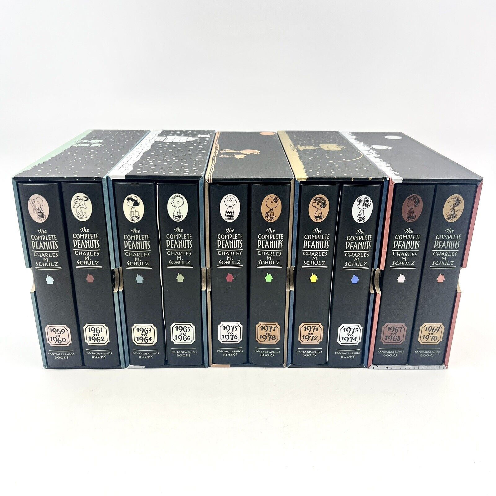 The Complete Peanuts 1959 To 1978 HC Box Sets by Fantagraphics Comic Books Lot
