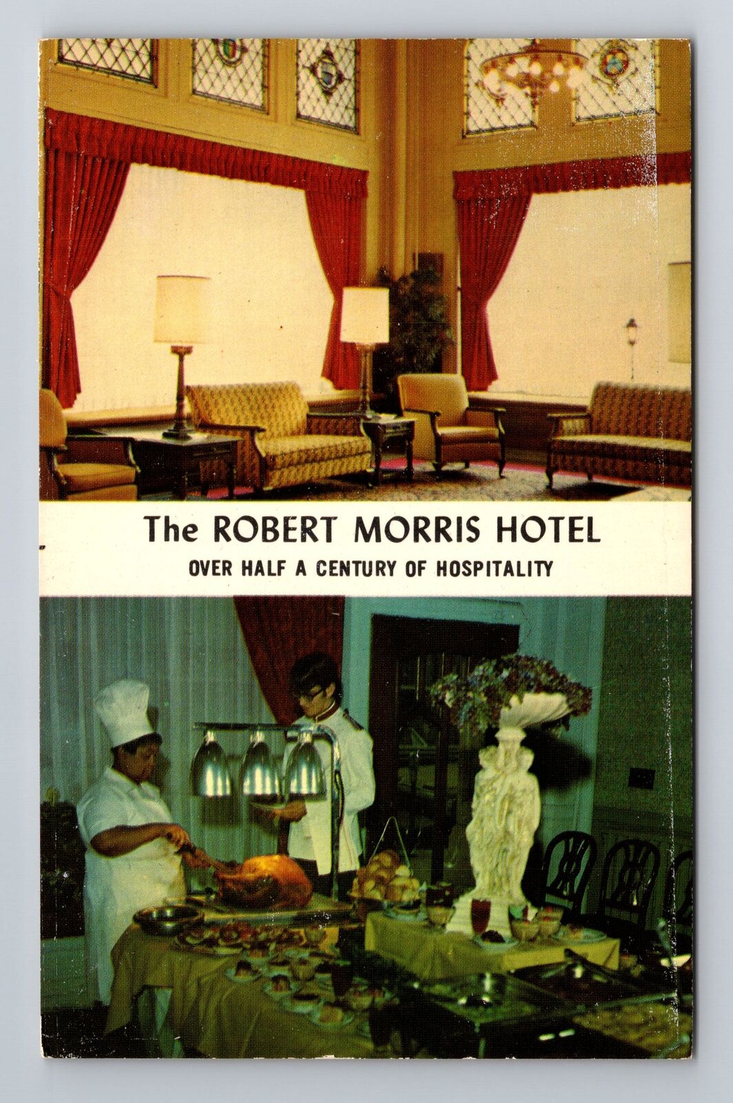 Philadelphia PA-Pennsylvania, Robert Morris Hotel, Advertising, Vintage Postcard