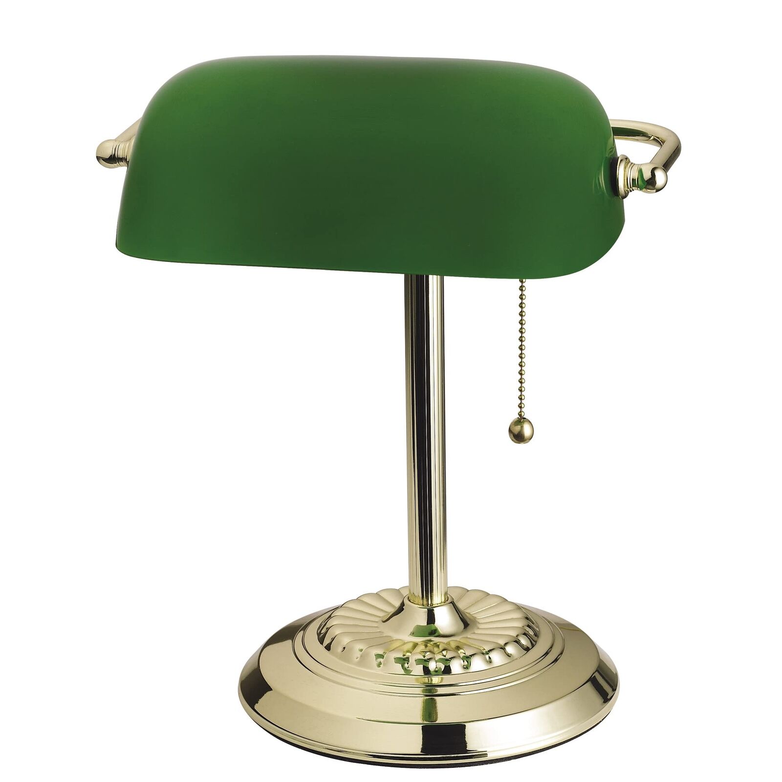 Lighting Traditional Desk Lamp, Green, Smart Home Capable for Home Office, Do...