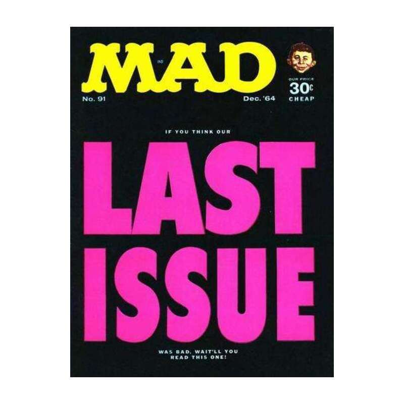 Mad (1952 series) #91 in Very Good minus condition. E.C. comics [t\\