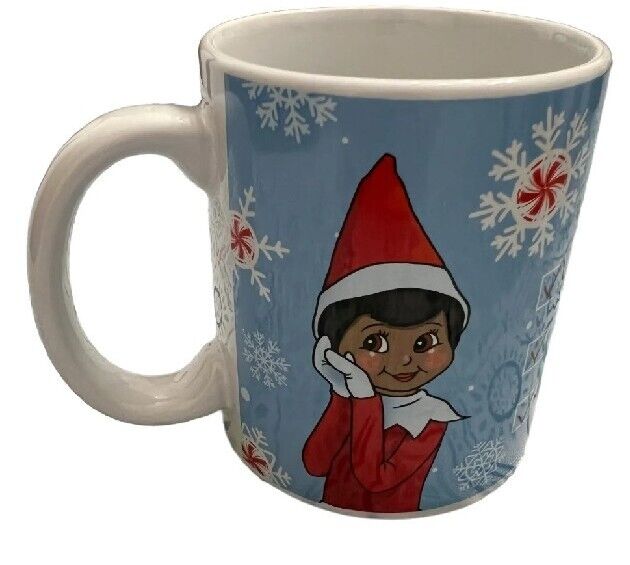 Elf on the Shelf Coffee Mug 2021 Frankford Candy 10oz Lumi Stella no flaws