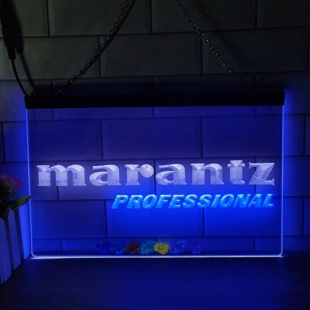 Marantz Professional Audio Theater LED Neon Light Sign 2 Colors for Video Store