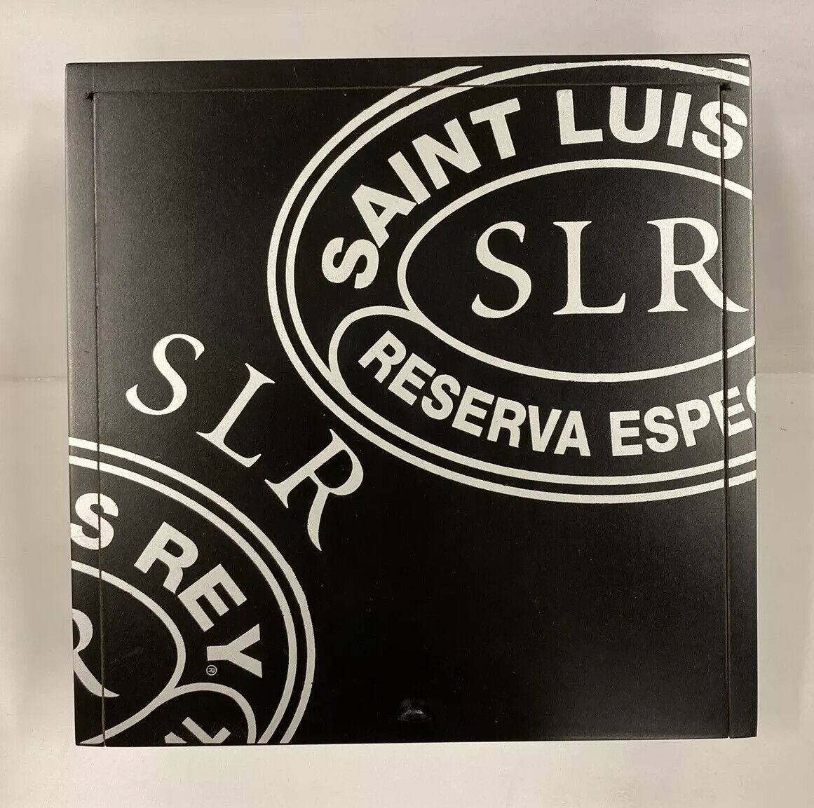 SLR Saint Luis Rey Churchill Black Empty Wooden Cigar Box Jewelry/Crafts/Display