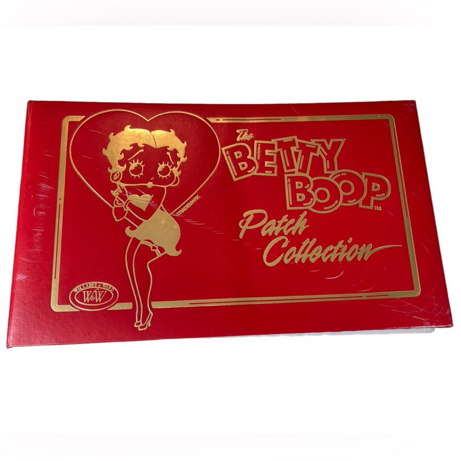 Betty Boop patch collection, binder,  willabee & ward WW, vintage