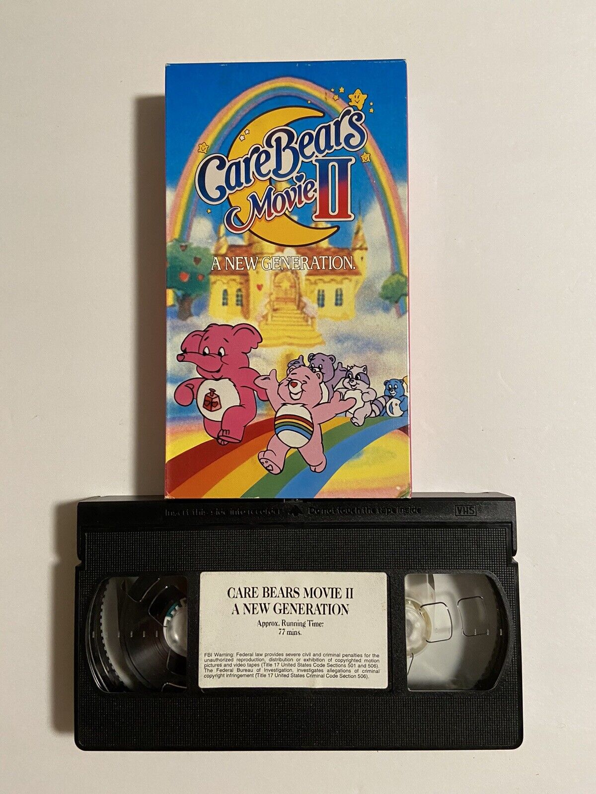 Care Bears Movie II A New Generation VHS Tape 1994 Original Vintage (Tested)