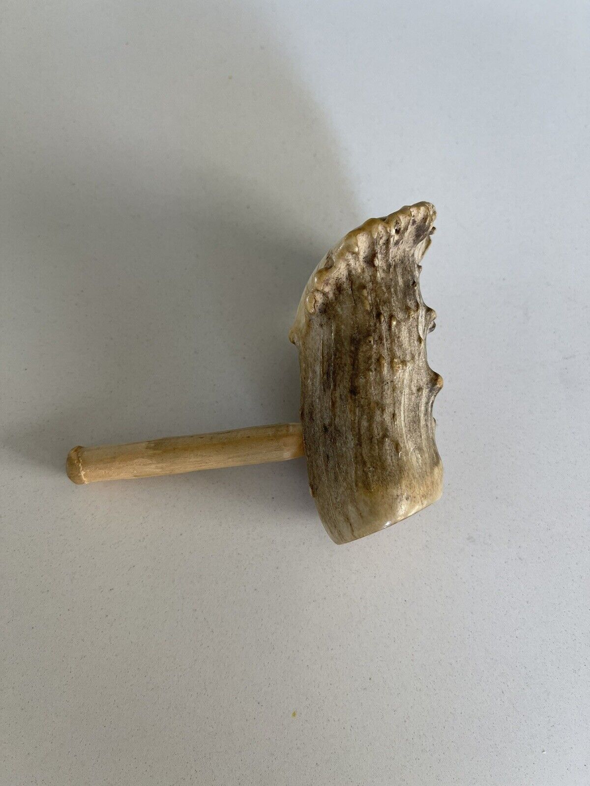 Home Made Antler Smoking Pipe 2x3x4” Excellent Unique OOAK