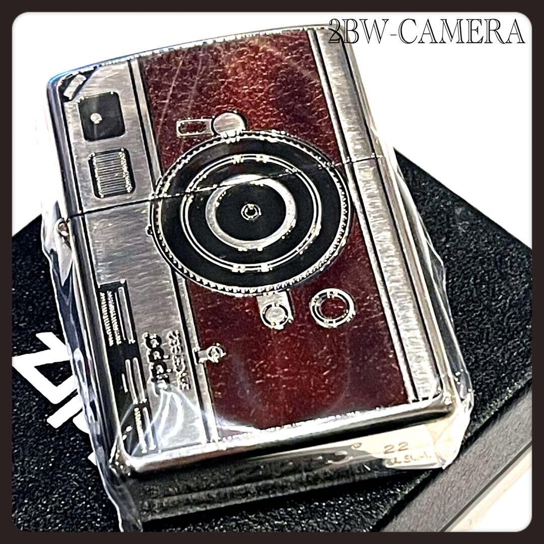 Zippo Antique Camera Brown 2BW-CAMERA Regular Case Oil Lighter Japan New