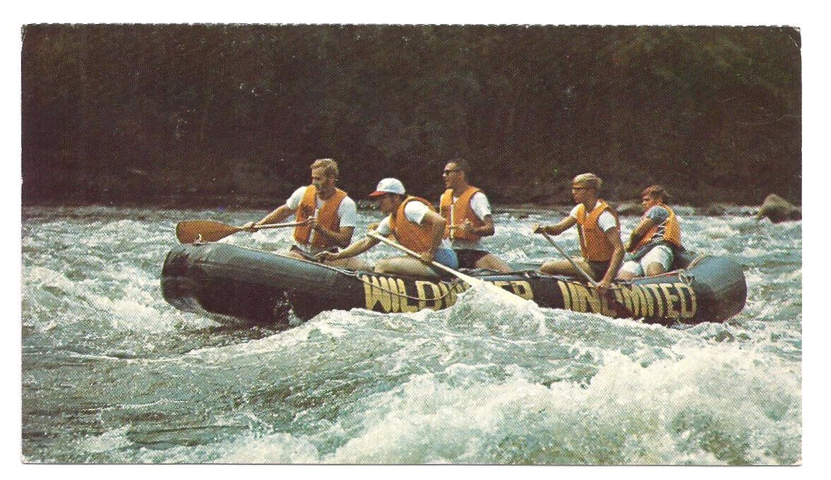 Whitewater Rafting West Virginia WV Postcard Wildwater Expeditions Unlimited