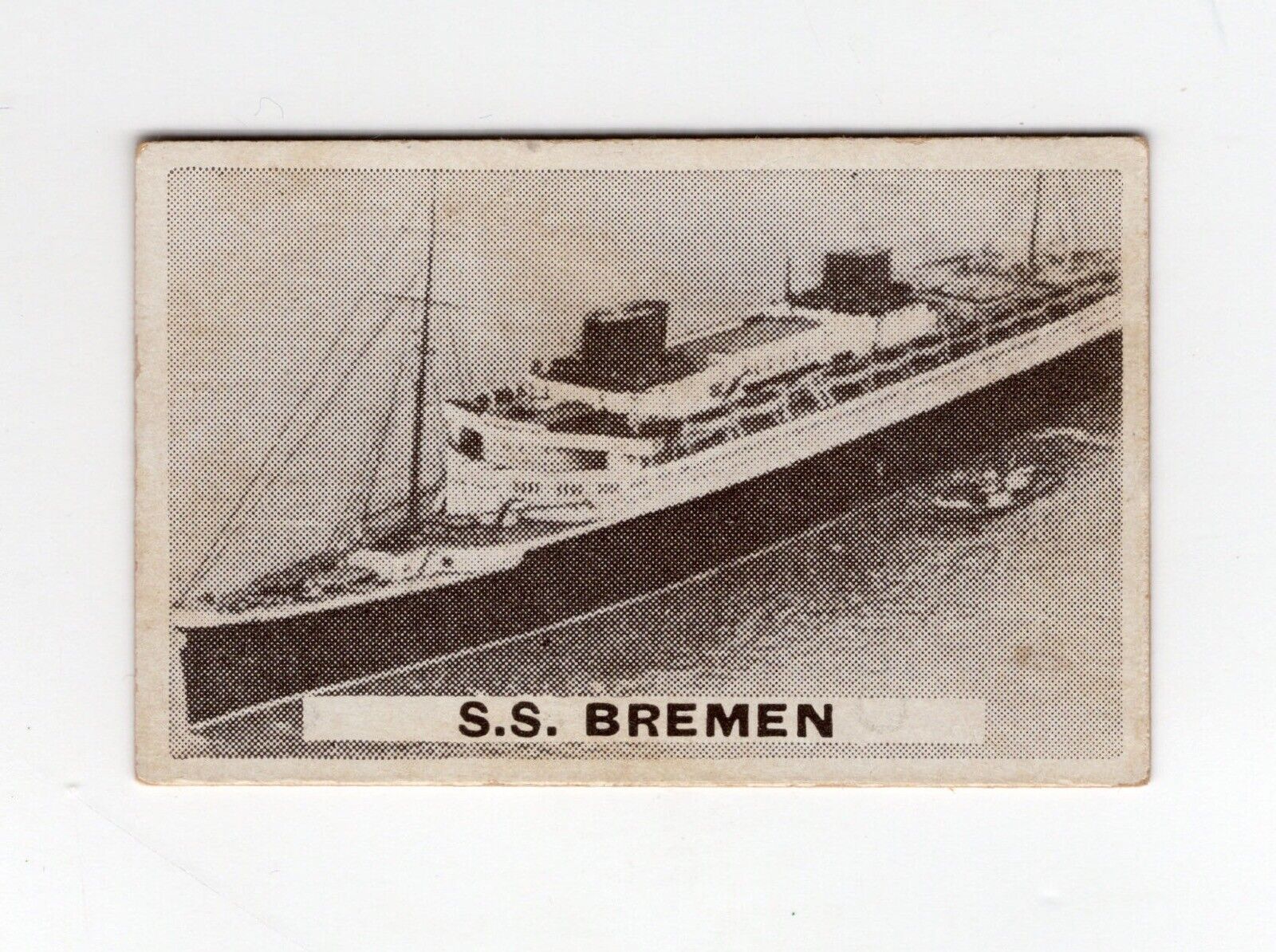 Sweetacres - Steamships 1930s. #16 S.S. Bremen (North German Llotd Line)