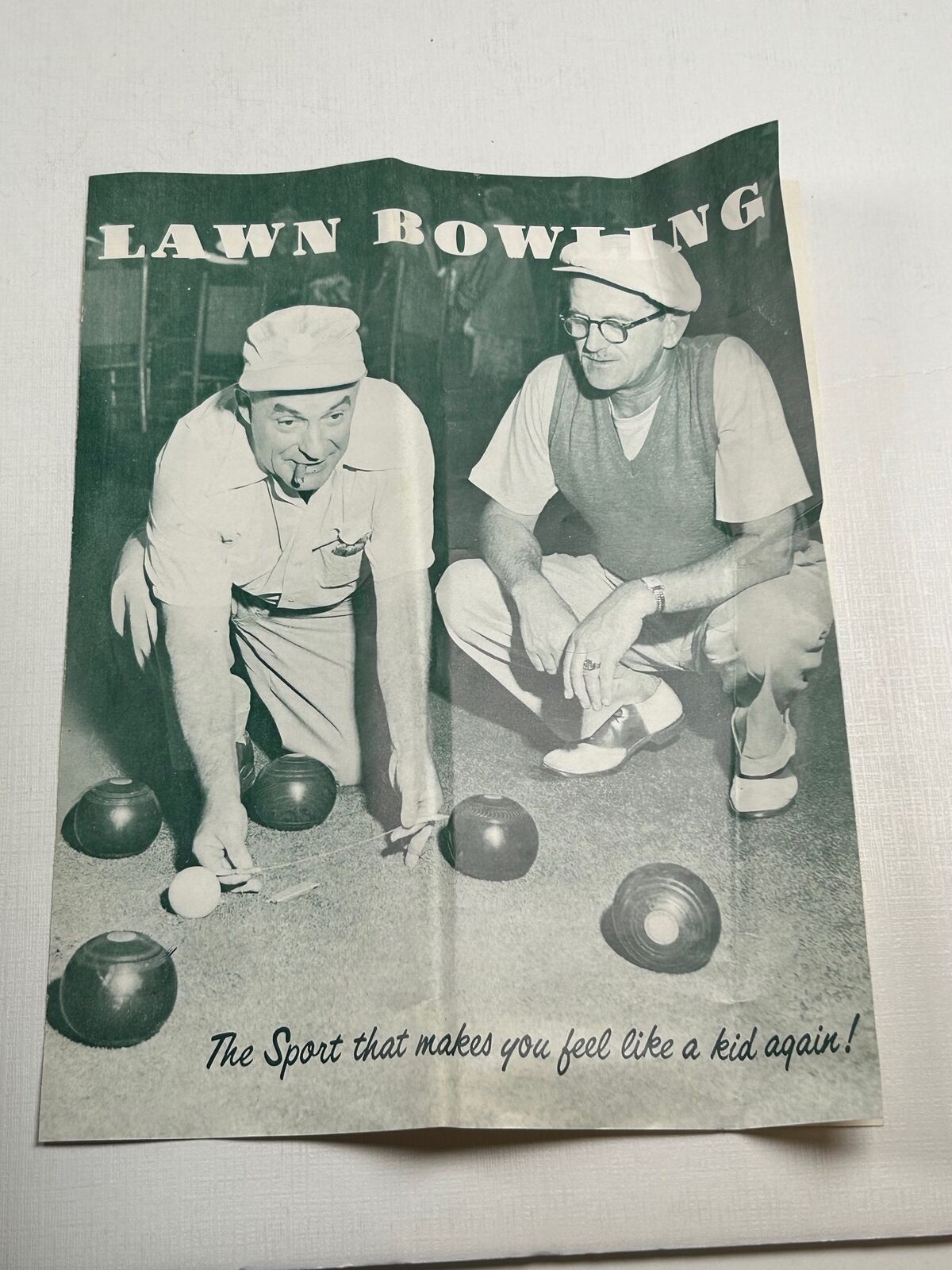 Vintage Lawn Bowling Brochure