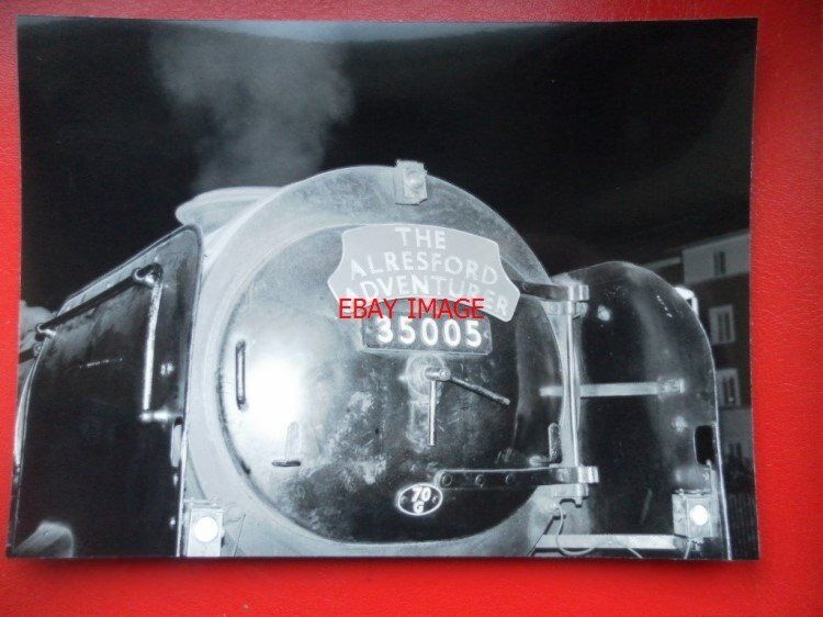 PHOTO  8 X 6 IN SR CLASS MERCHANT NAVY 35005 CANADIAN PACIFIC  - THE ALRESFORD A