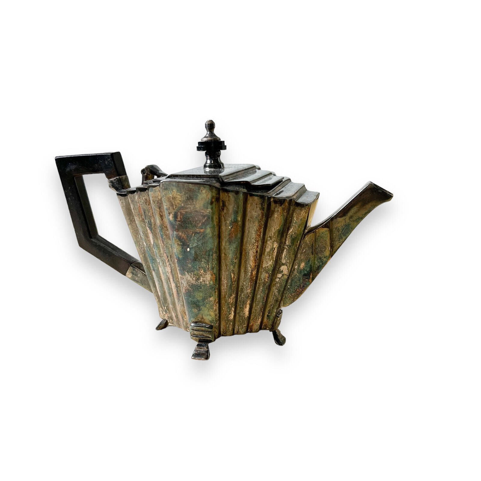 vintage hot water kettle | small/mini art deco style tea kettle | made in India