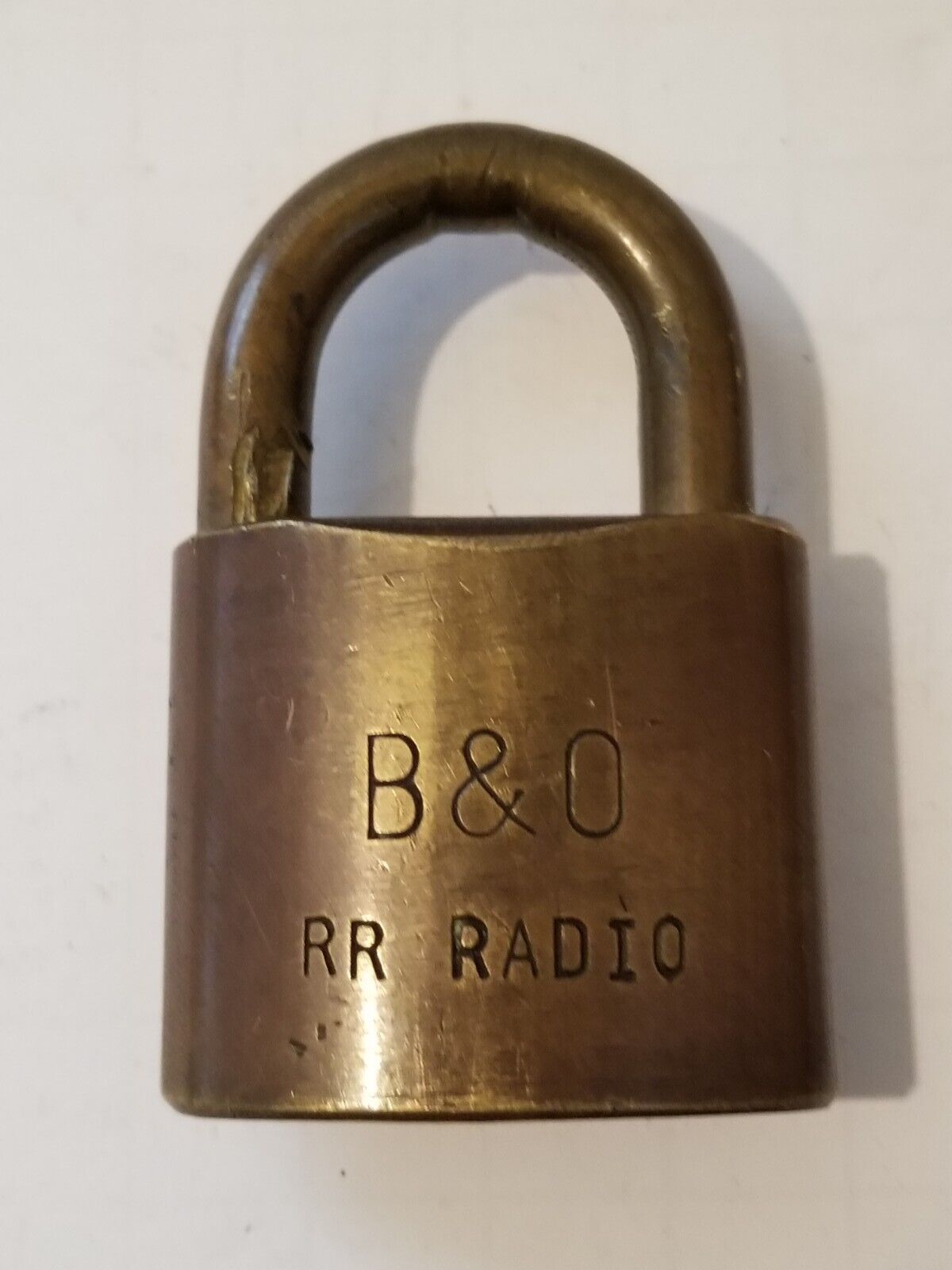 B&O Baltimore and Ohio Railroad Brass Radio Obsolete