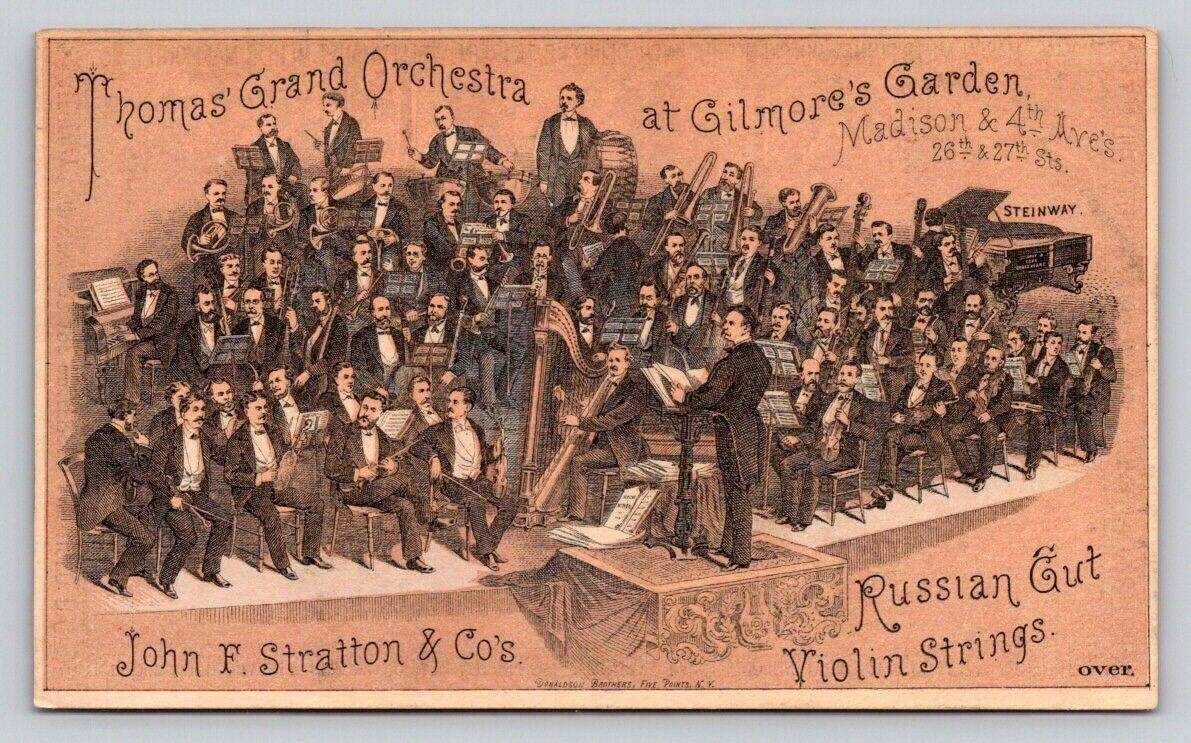 John Stratton Violin Strings Thomas Grand Orchestra Madison Square Garden P72