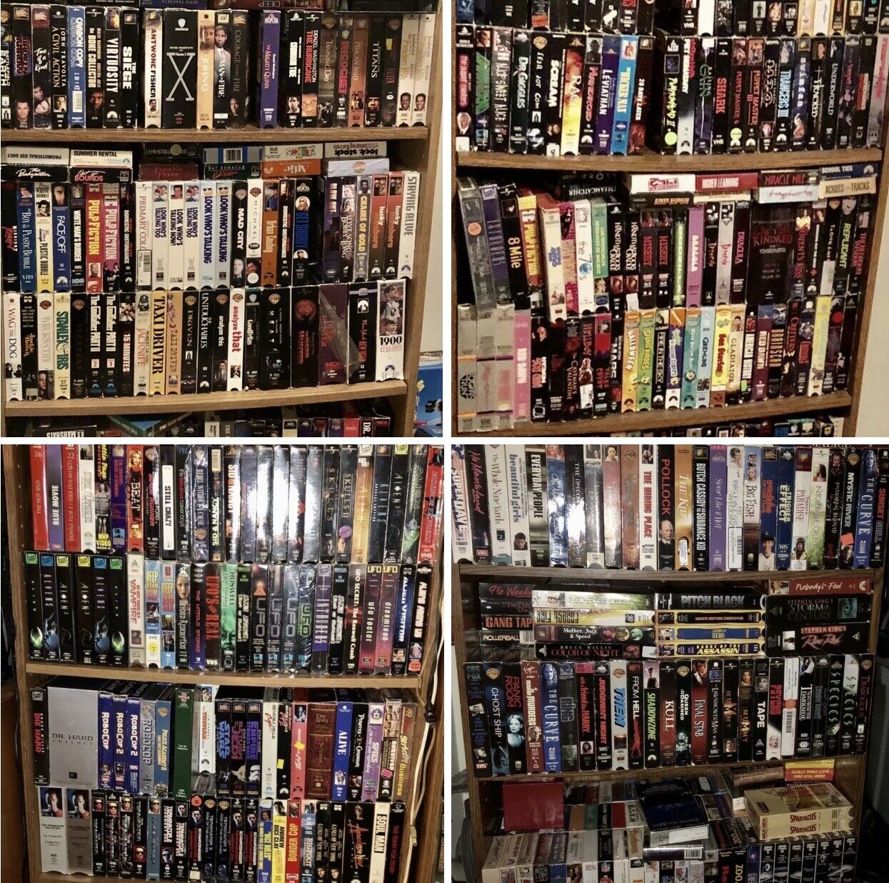 HUGE LOT OF 40 MOVIES VHS TAPES HORROR COMEDY DRAMA MORE QUICK SHIPPING LOOK