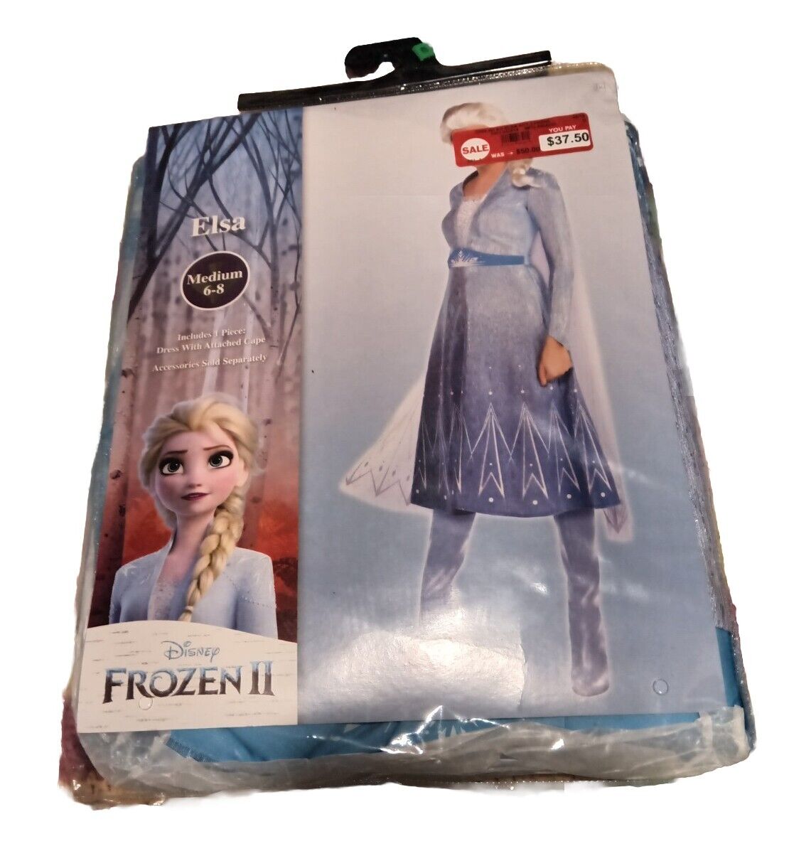 Deluxe Disney Frozen 2 Adult Elsa Costume Size Medium 6-8 New