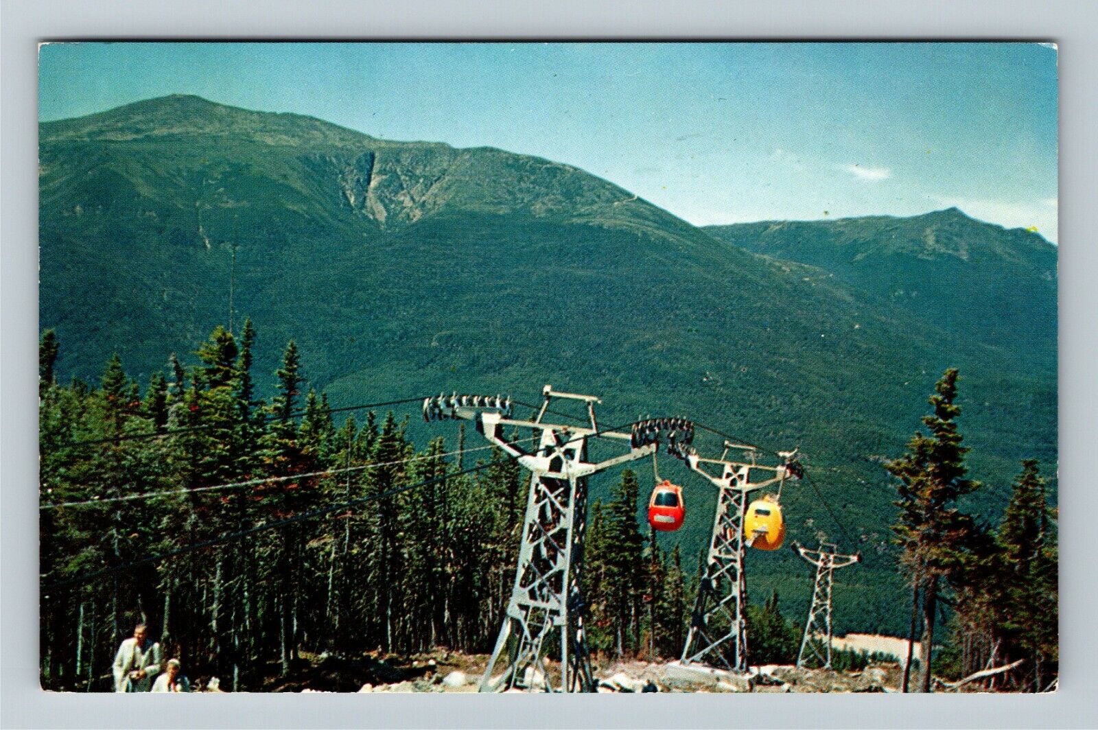 Pinkham NH-New Hampshire The Gondola Lift Wildcat Mountain c1960 Chrome Postcard