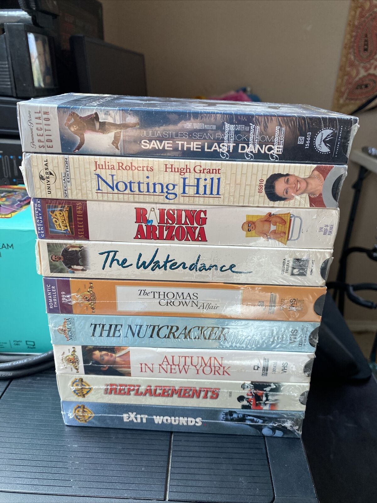 Vintage 80's-90's Lot Bundle of 9 Brand New Movies Factory Sealed VHS Tapes