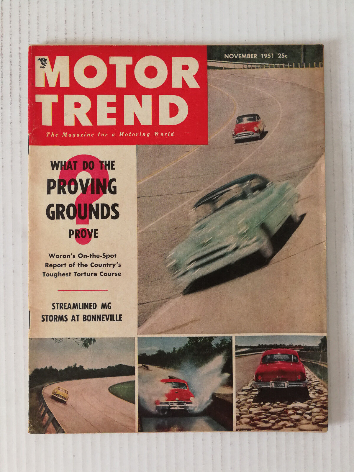 Motor Trend November 1951 Cadillac - MG Sports Trail - Bonneville Speedway 723