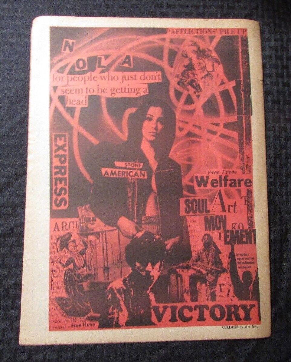 1969 NOLA EXPRESS #34 July 18-31 Underground Newspaper NEW ORLEANS VG