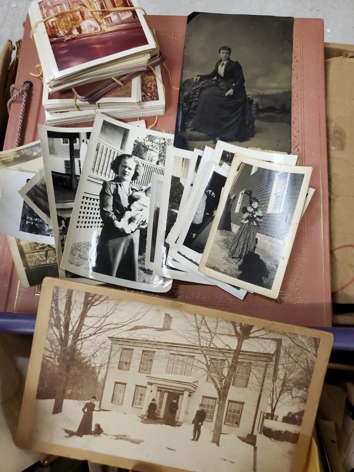 Baker, Smith, Applegate Rare Family Photos 1800s-1990s Journals Love Letters