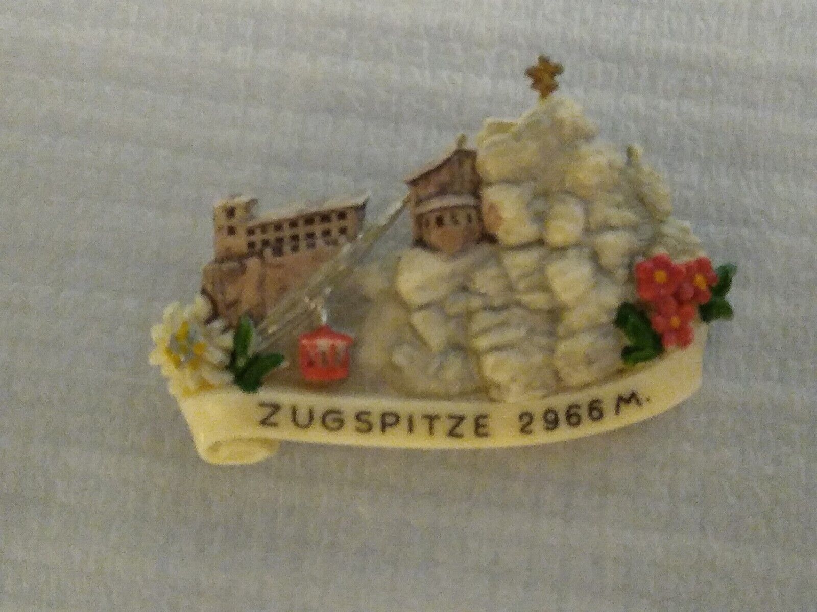 Vintage Zugspitze 2966m Germany Souvenir Lapel Pin Brooch