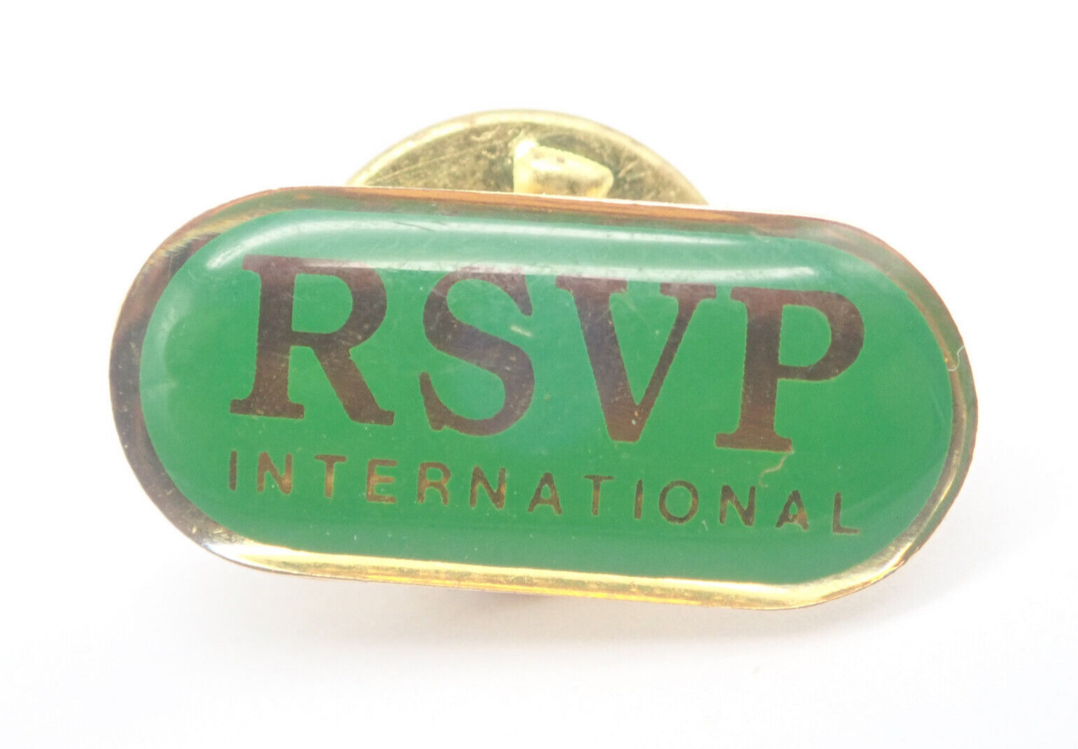 RSVP International Gold Tone Vintage Lapel Pin