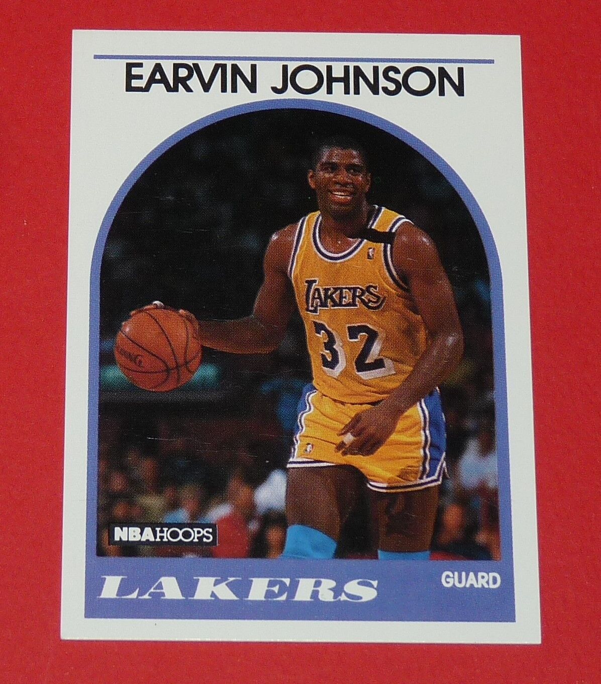 # 270 EARVIN MAGIC JOHNSON LOS ANGELES LAKERS 1989 NBA HOOPS BASKETBALL CARD