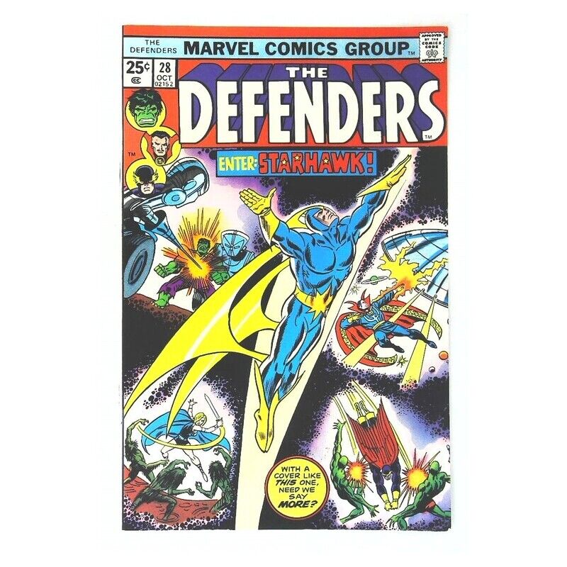 Defenders (1972 series) #28 in Very Fine condition. Marvel comics [c,