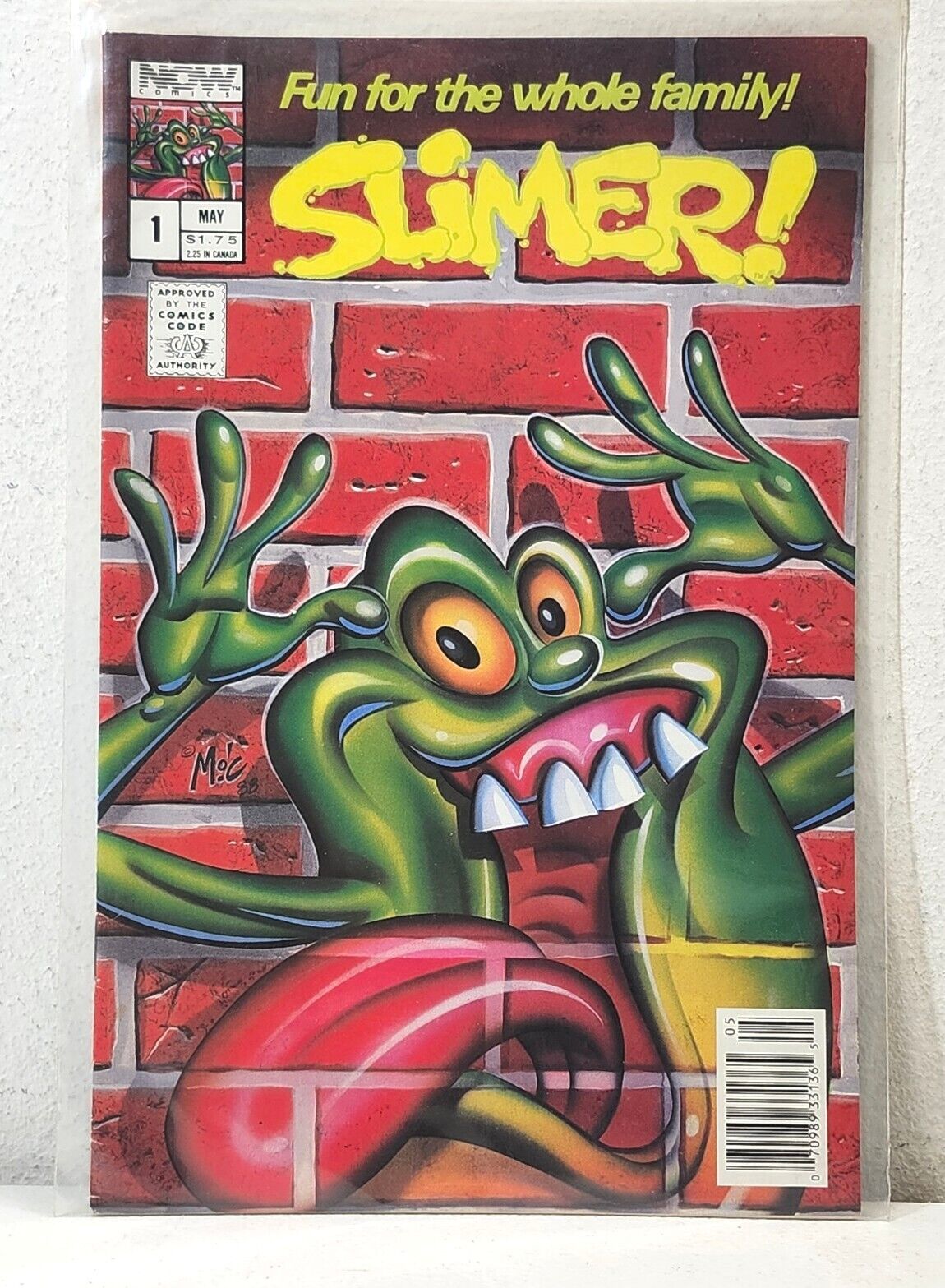 Slimer #1 Newstand Now Comic Book Ghostbusters 1989 W/Poster
