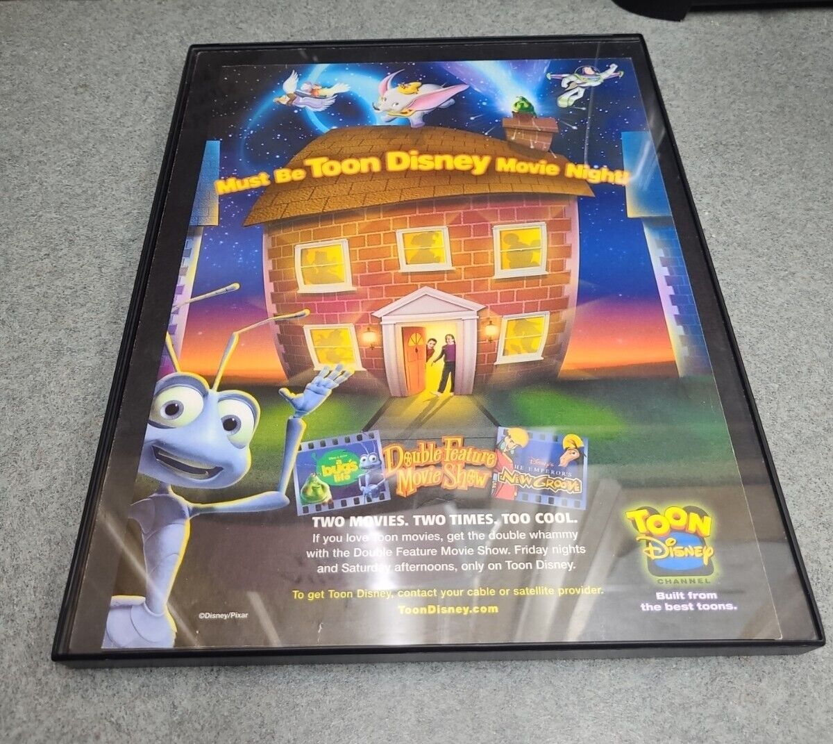 Toon Disney Channel Print Ad 2003 Framed 8.5x11 