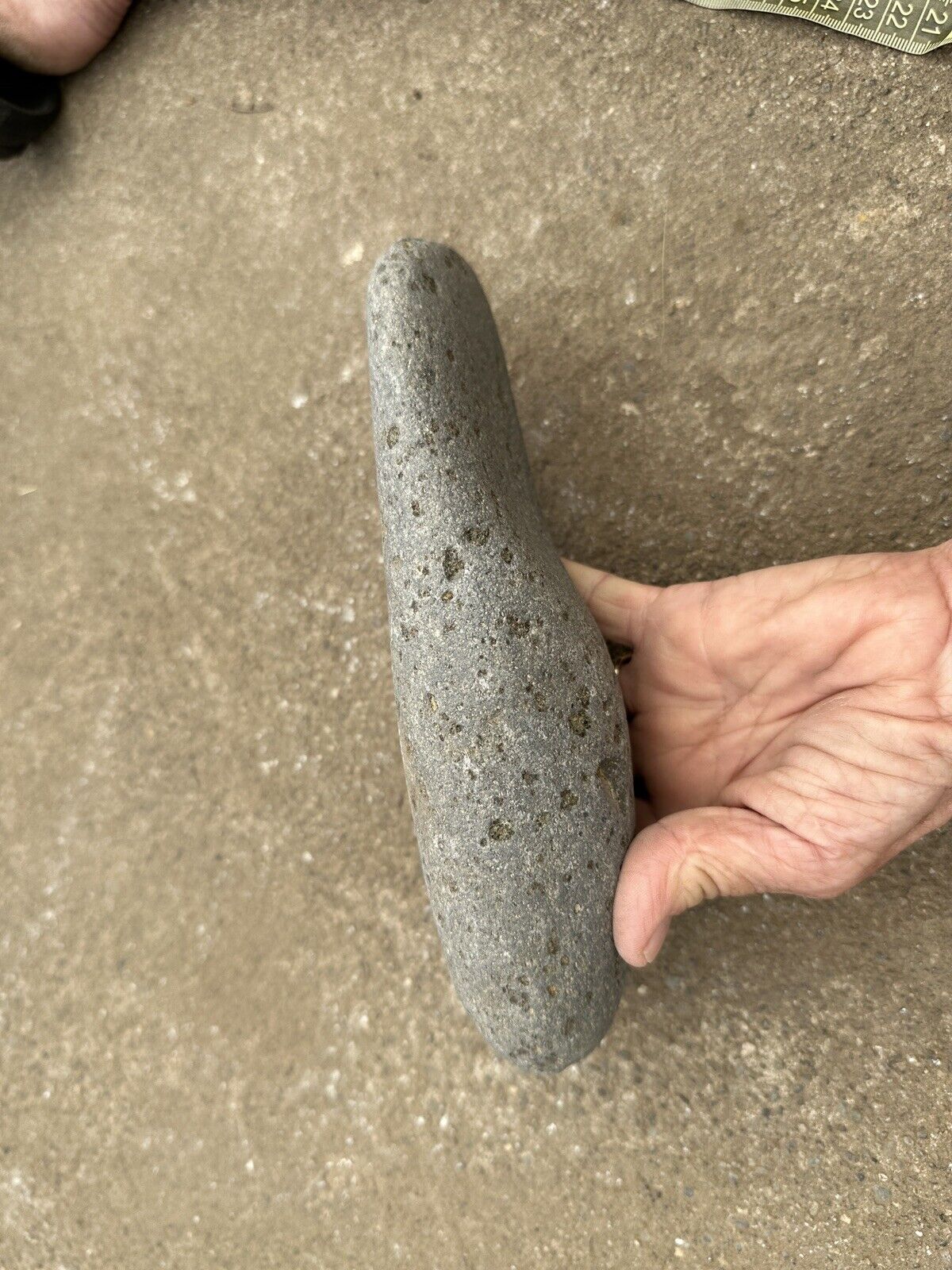 NATIVE AMERICAN INDIAN Stone TOOL HAND Axe Head Hammer ARROWHEAD