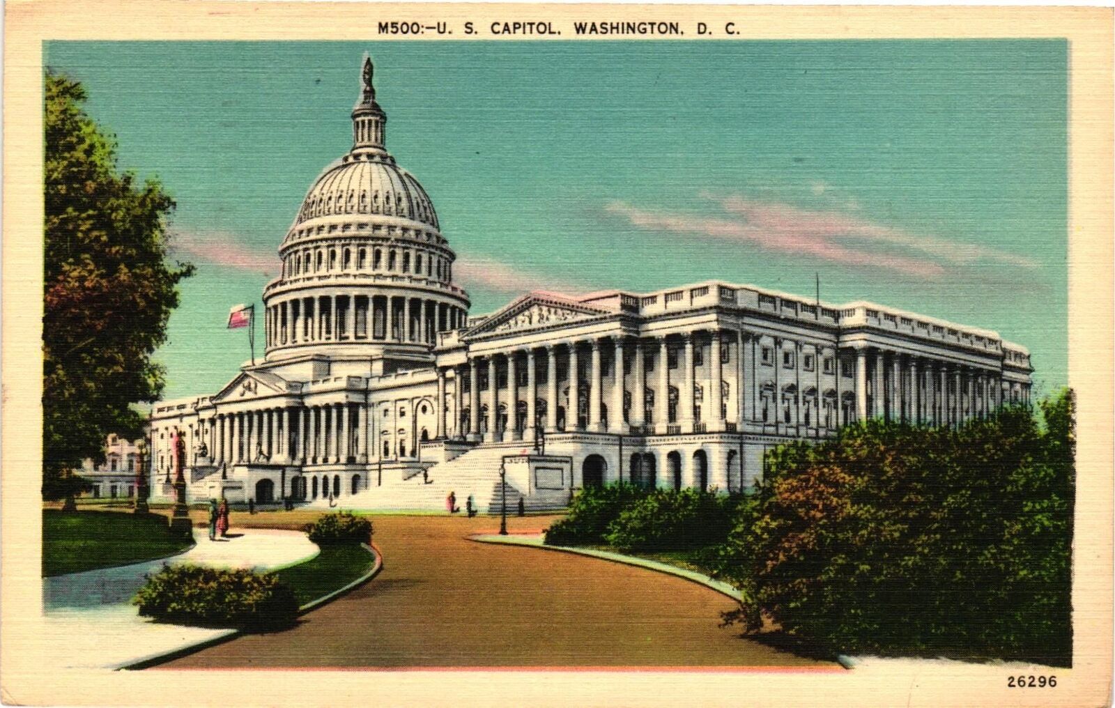 Vintage Postcard- U.S. CAPITOL, WASHINGTON, D.C.