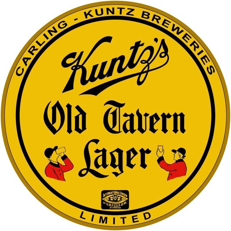 Kuntz\'s Old Tavern Lager Beer ONT. CANADA NEW Sign 18\