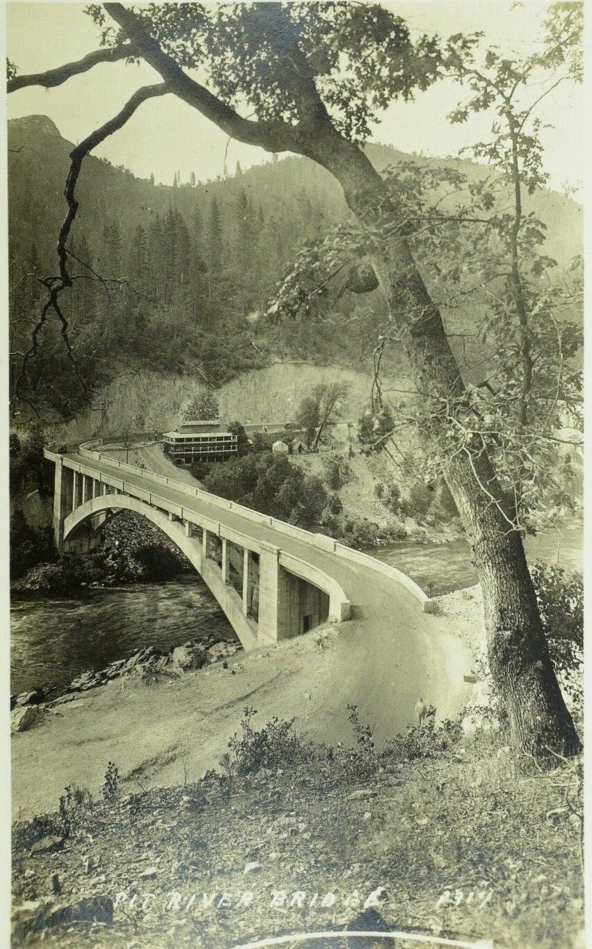 C.1910 RPPC Pit River Bridge, Cal. Vintage Postcard P106
