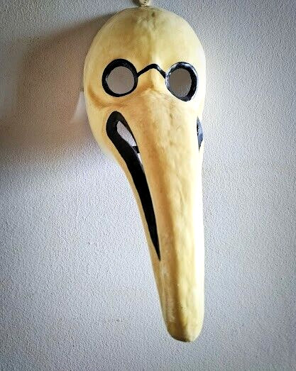 Vintage Traditional Handcrafted Venetian Plague Doctor Mask