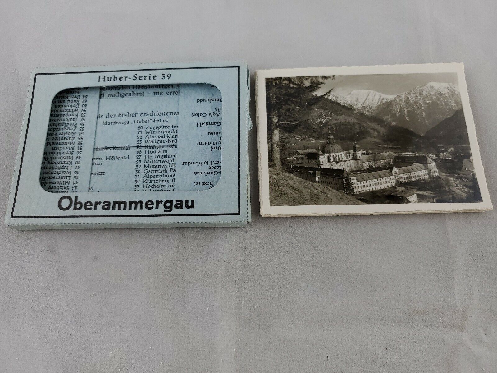 Vtg Hans Huber 12 Photo Cards Oberammergau Huber-Serie 39 \