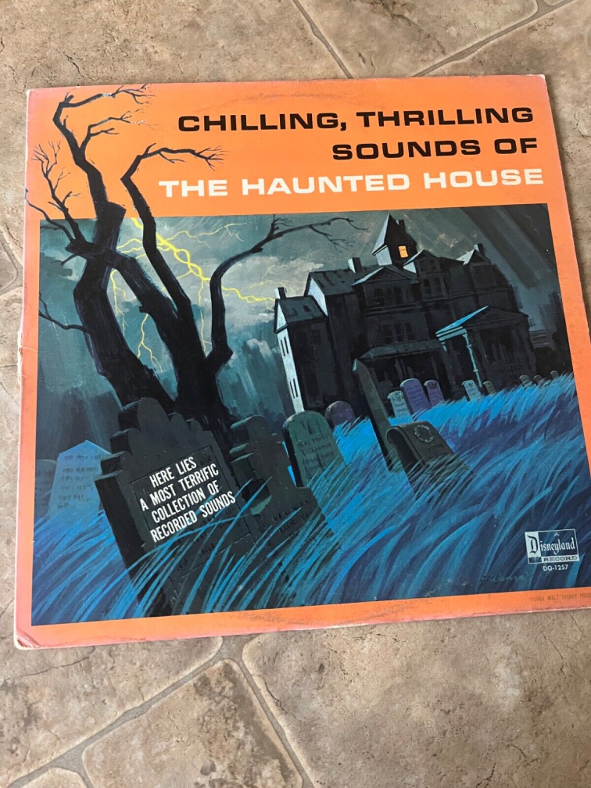 🔥Disney Vintage 1964 The Haunted House Album (LP) Rare and Pristine. Used.