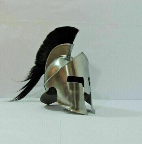 300 movie Great king Leonidas spartan Helmet | fully functional medieval Chrome
