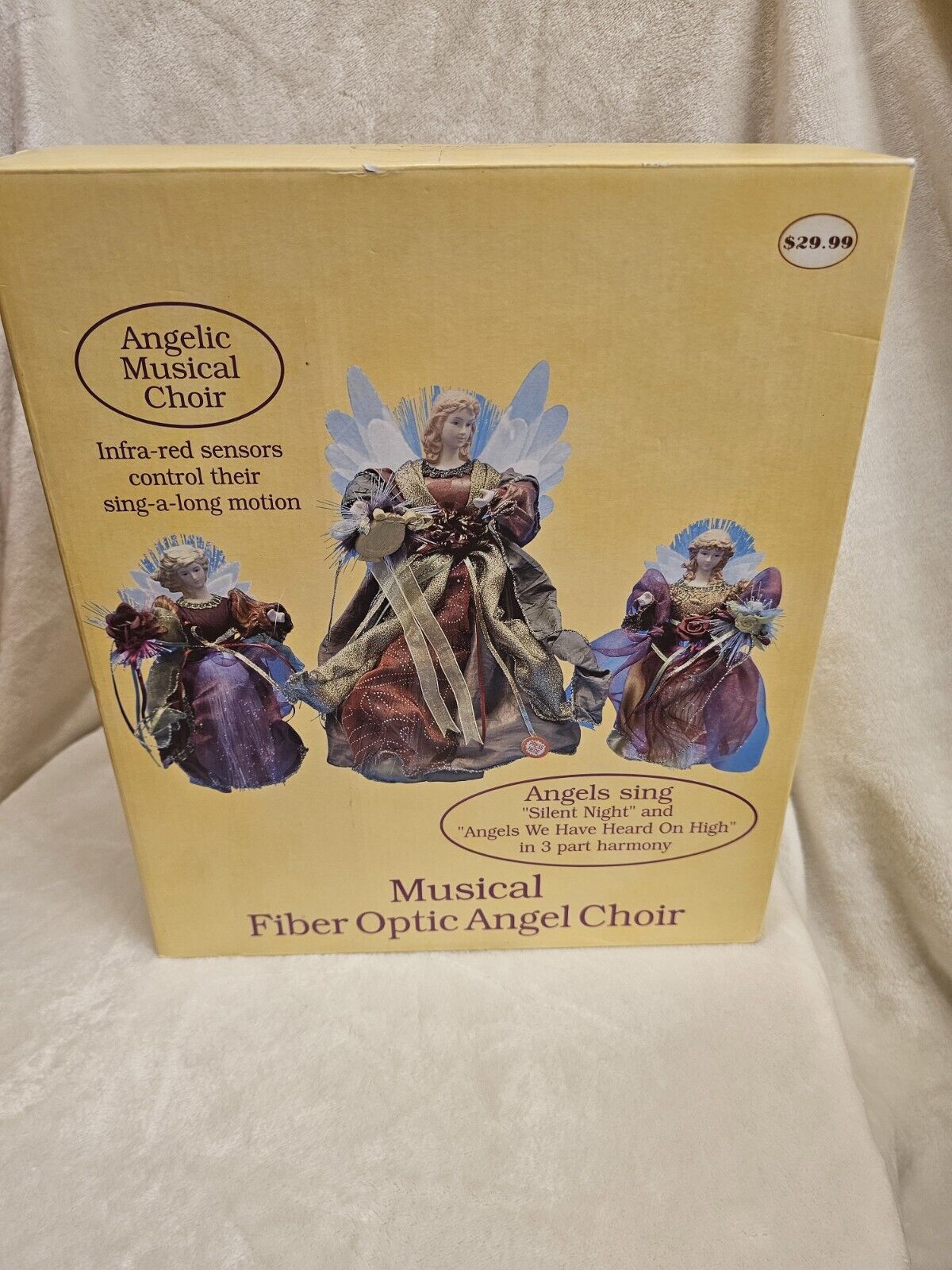 Christmas Jewel\'s Musical Singing Choir Fiber Optic Colorful Angel Harmony Dolls