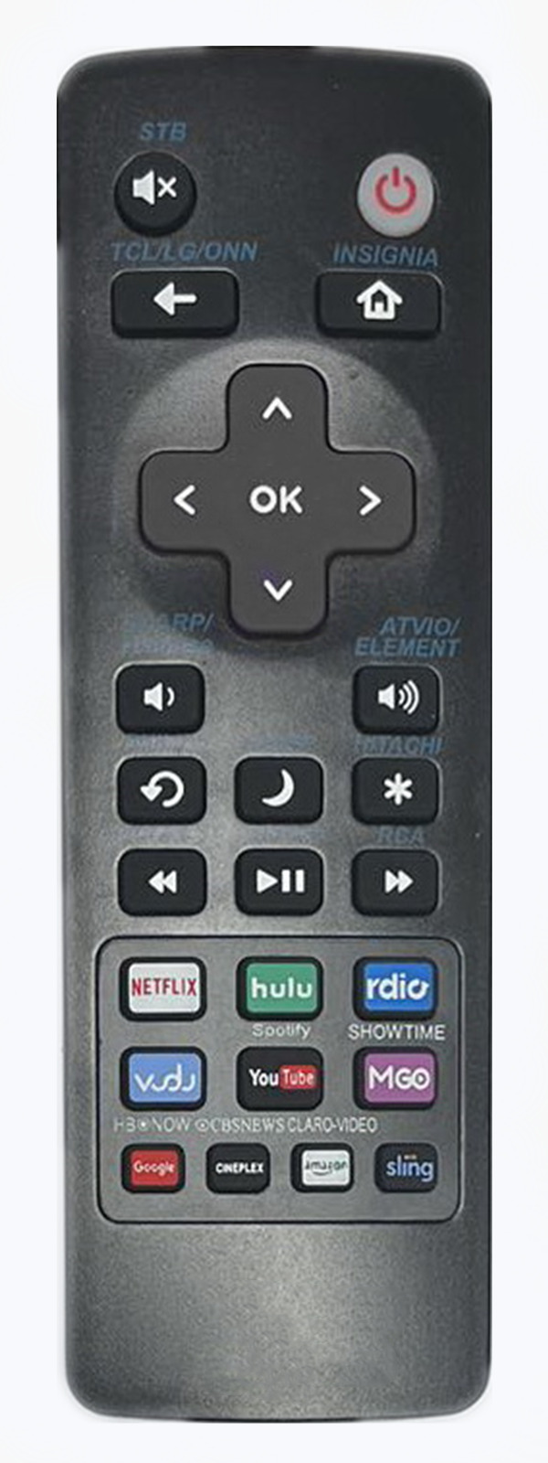 Universal Remote Compatible for Roku TV Built-in Roku App and Roku Box Players