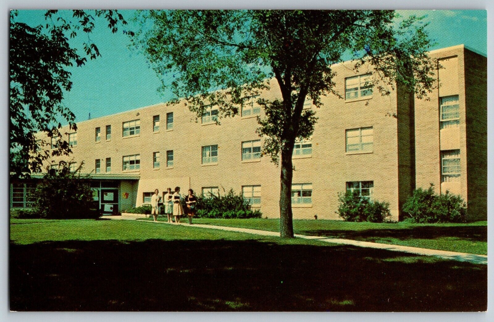 Mitchell, South Dakota SD - Dayton Hall - Girl's Dormitory - Vintage Postcard