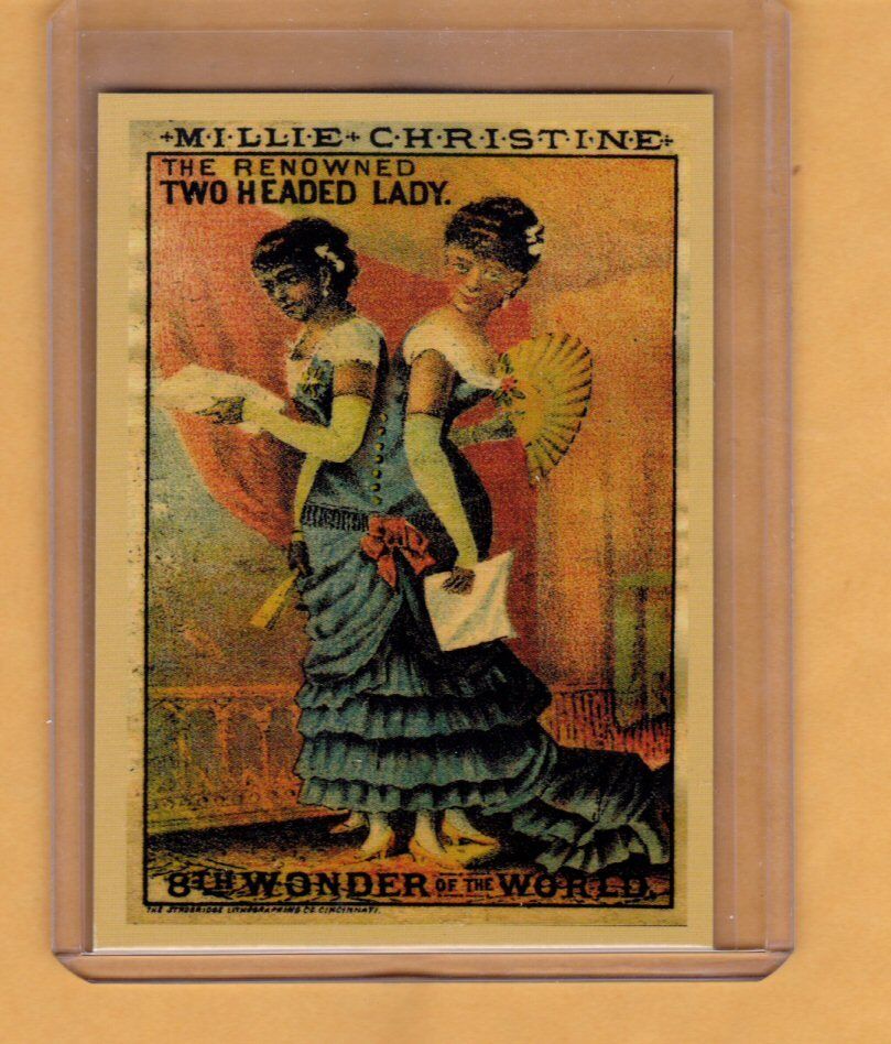 MILLIE CHRISTINE, THE TWO HEADED LADY CARNIVAL CIRCUS SIDESHOW / NM+ COND.