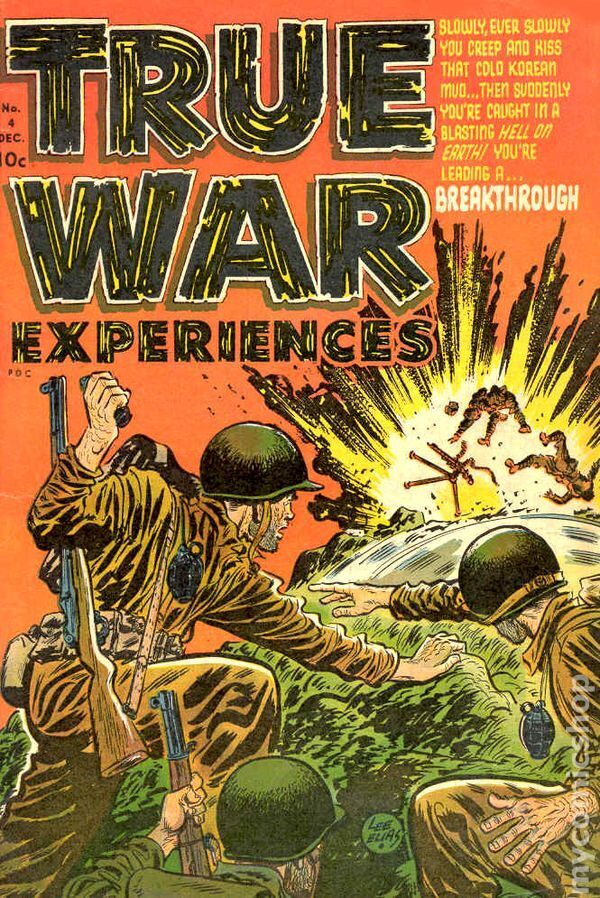 True War Experiences #4 GD/VG 3.0 1952 Stock Image