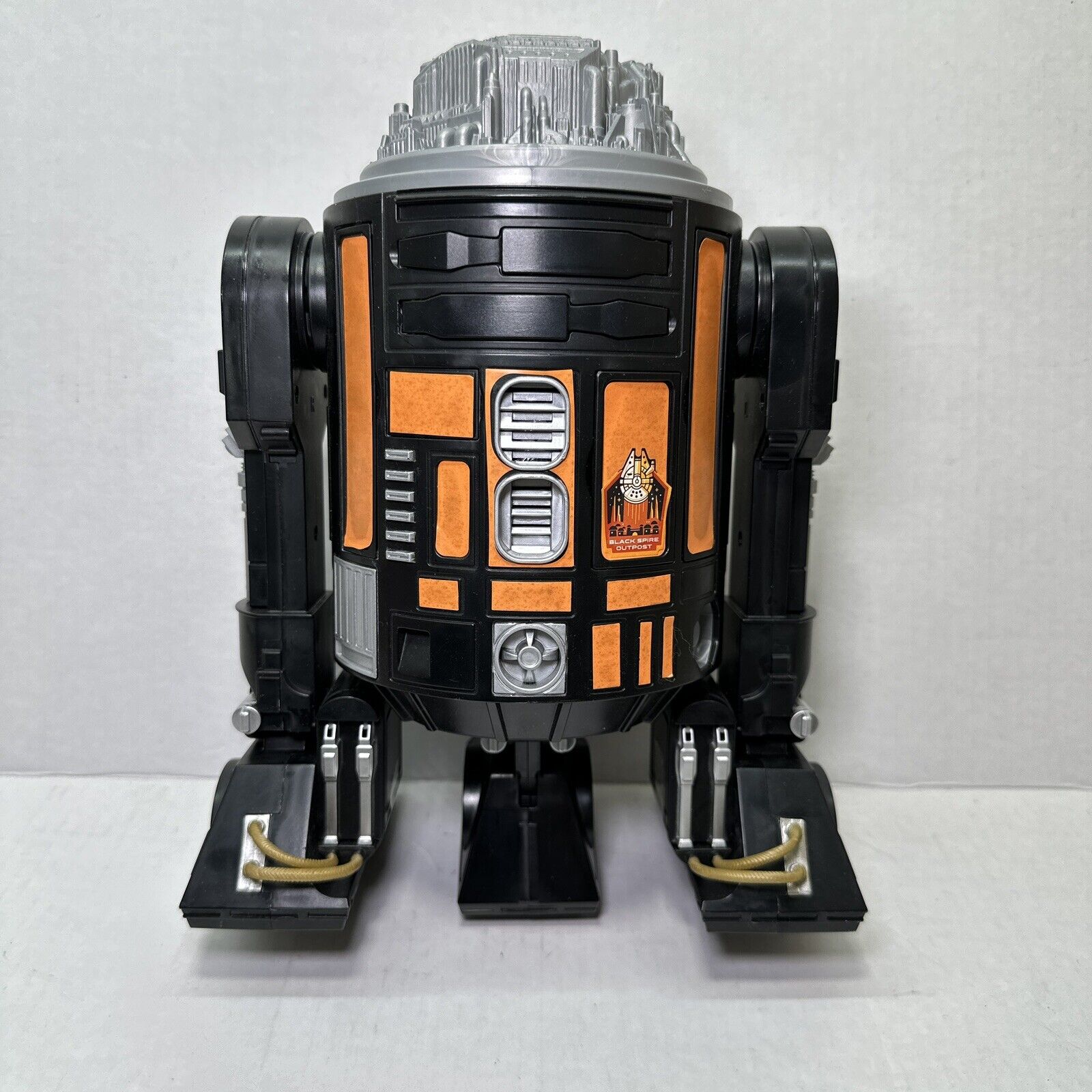 ROBOT Disney Custom Star Wars R2-D2 R0 Black & Orange Remote Control Droid Depot