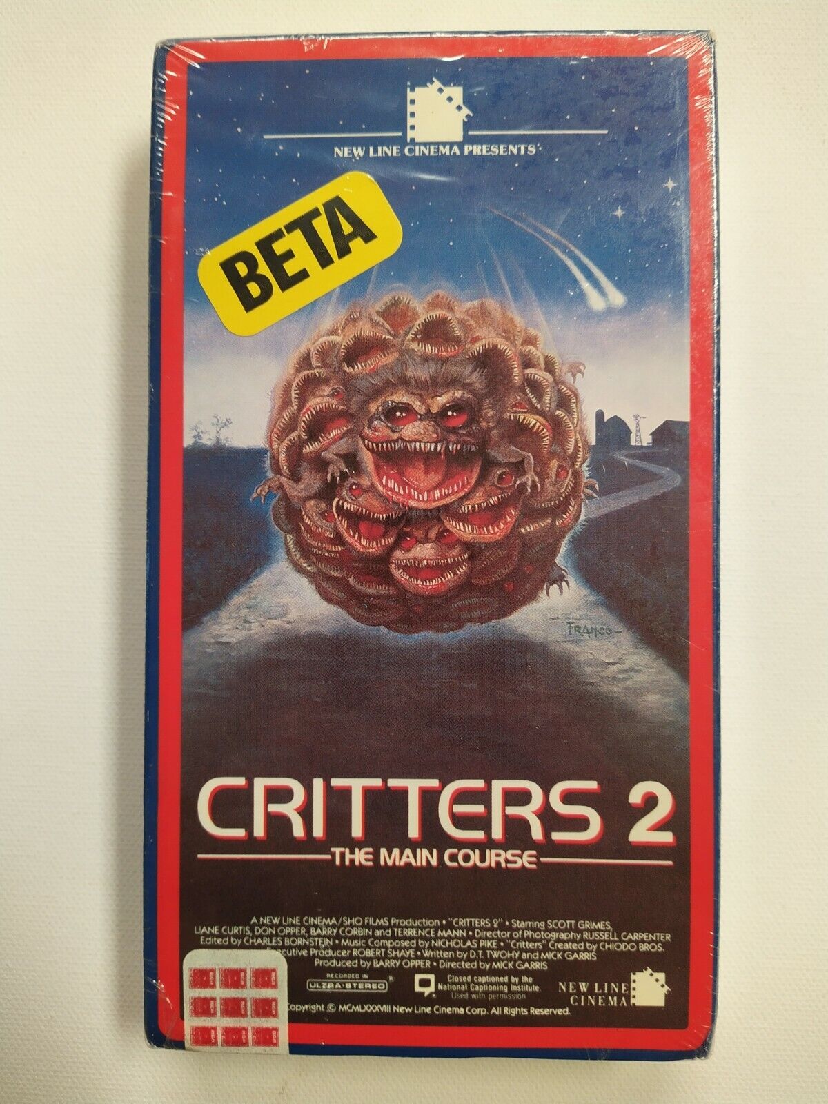 Critters 2 (1987, BETA MAX) NEW SEALED VINTAGE HORROR *not* VHS