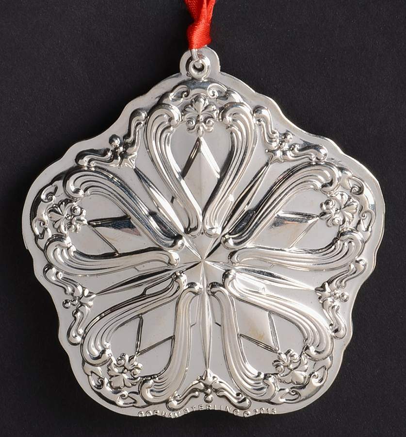 Gorham Silver Chantilly Ornament 2015 Chantilly Star - 3 1/4 Ht - Boxed 10585670