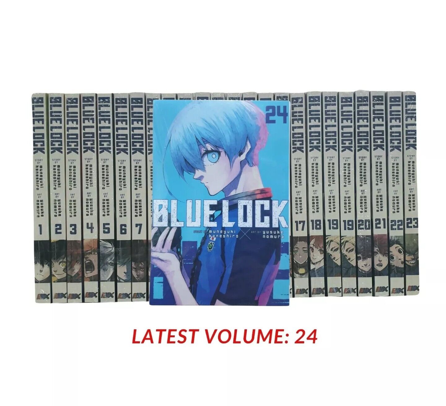 Blue Lock Manga Comic English Version Book Volume 1-24 Yusuke Nomura Bluelock
