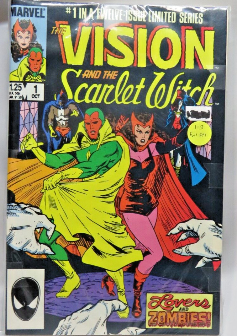Marvel The Vision And The Scarlett Witch Twelve Issue Limited Series Full Set
